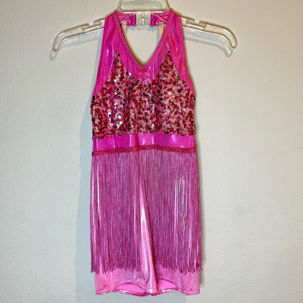 Sparkling Pink Sequin Kids Costume